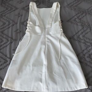 Zara Backless White Dress